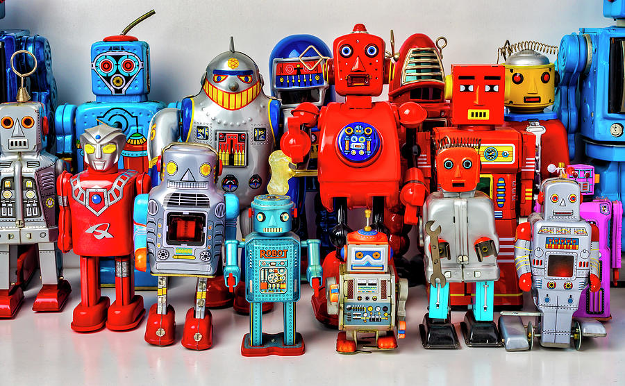 Special Tin Toy Robots Photograph by Garry Gay