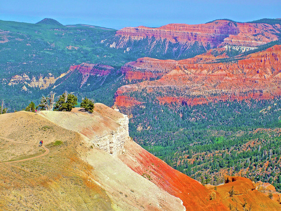 Spectra Point on Ramparts Trail in Cedar Breaks National Monument, Utah Photograph by Ruth Hager