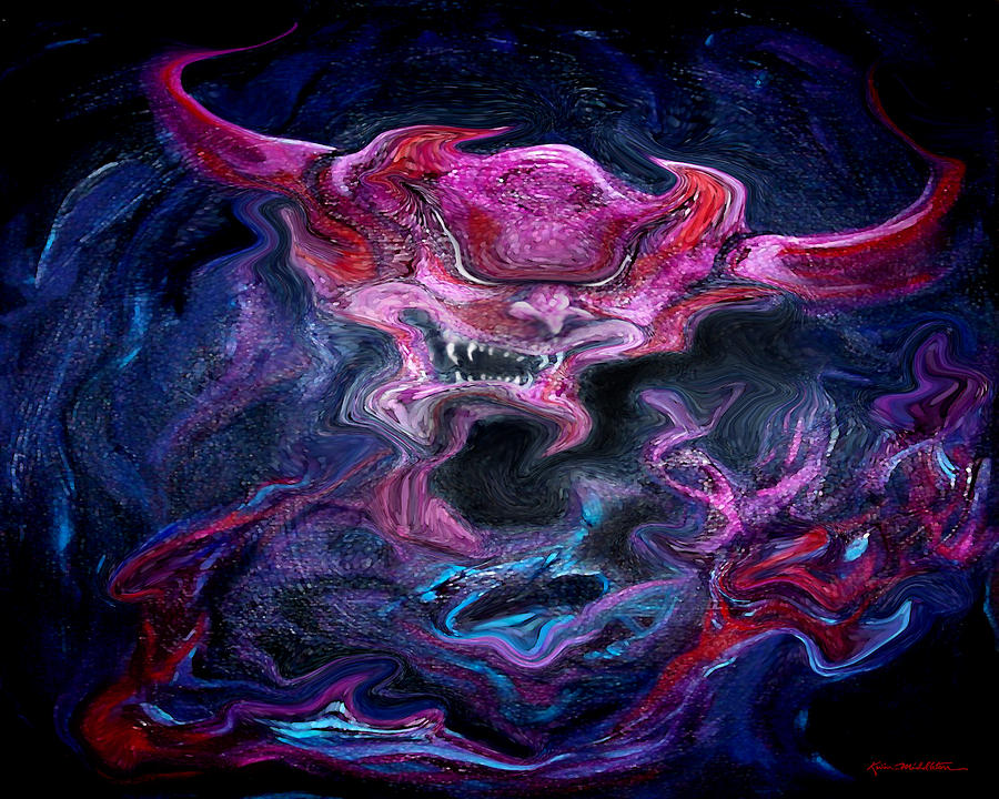 Spectrum of Emotion Rage Terror Digital Art by Kevin Middleton