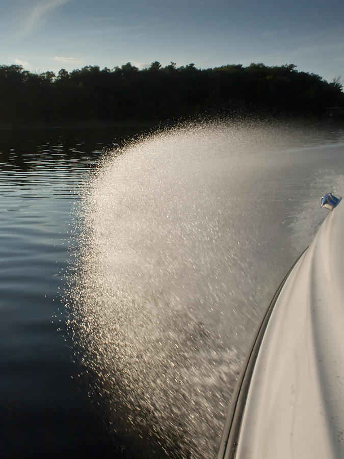 Speed boat Photograph by Gary Eason
