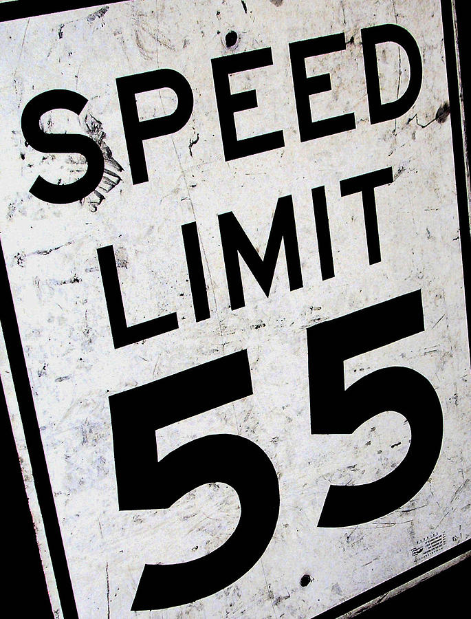 Car Photograph - Speed Limit by Audrey Venute