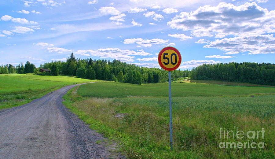 Speed limit Photograph by Esko Lindell