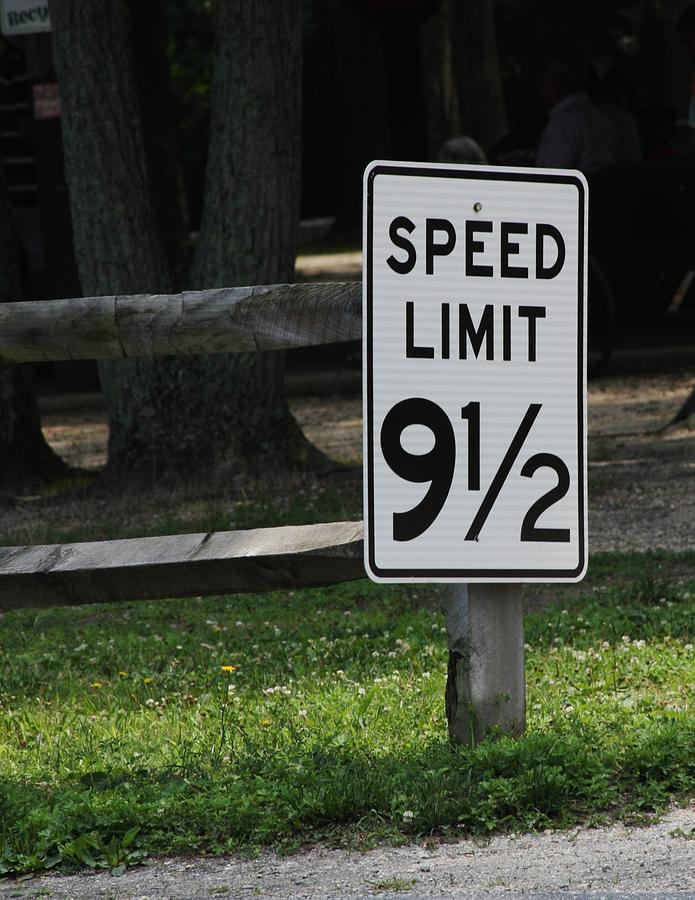 Speed Limit Photograph by Vadim Levin