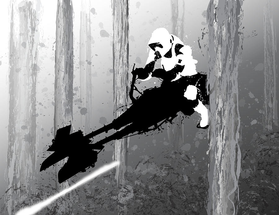 speeder bike art