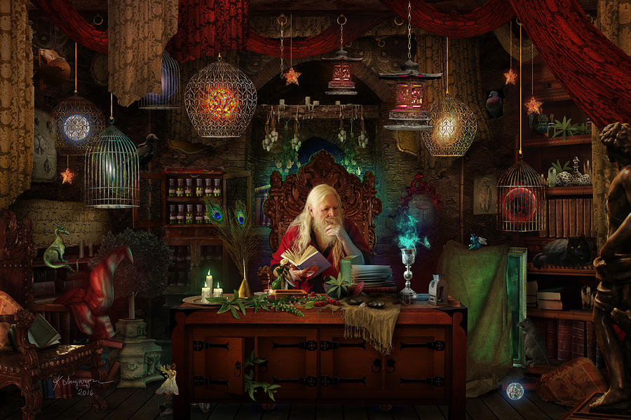 Fantasy Digital Art - Spellbound by FireFlux Studios