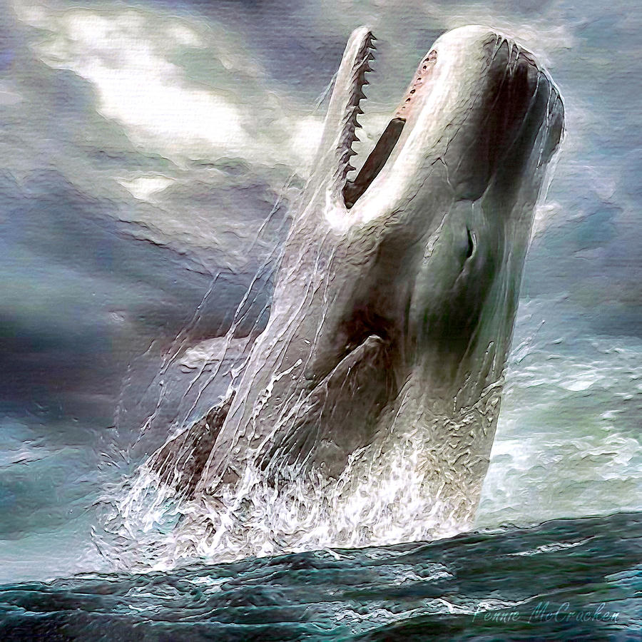 Sperm Whale Digital Art by Pennie McCracken