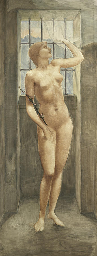Spes, or Hope in Prison Painting by Edward Burne-Jones