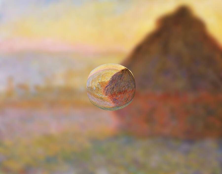 Sphere 5 Monet Digital Art by David Bridburg