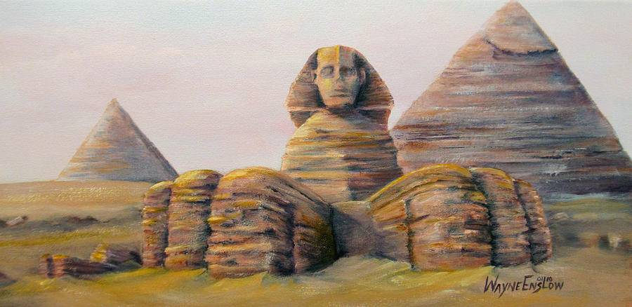 Sphinx Painting by Wayne Enslow