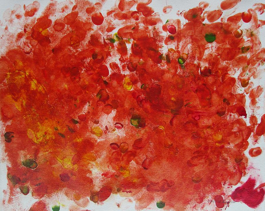 Abstract Painting - Spice by Eugirro Diomampo
