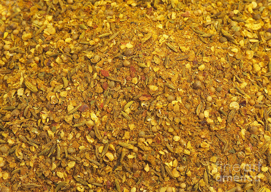 Spices That Make Up Curry Powder Photograph by Gerard Lacz