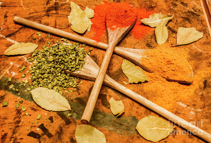 Spicy kitchen ingredients  Photograph by Jorgo Photography