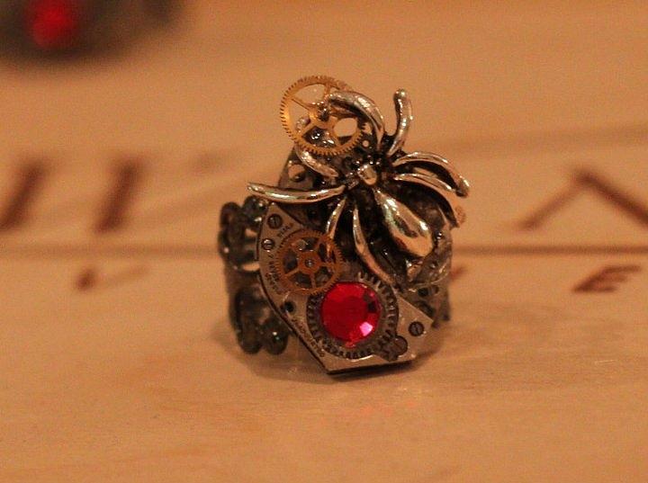 Spider Jewelry - Spider ring by Miki Proud