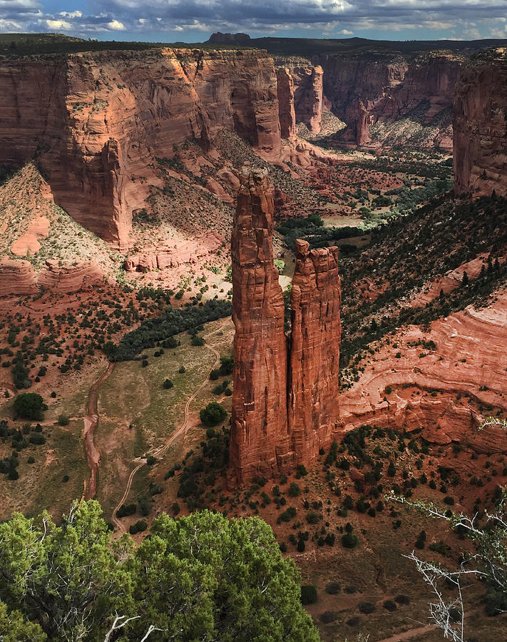 Canyon De Chelly Photograph - Spider Rock Canyon De Chelly by David Marr