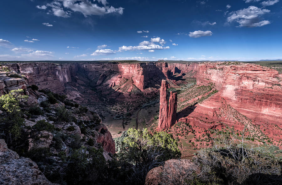 Spider Rock Canyon de Chelly NM AZ Photograph by Dean Ginther