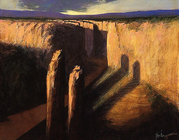 Spider Rock Sun Set Painting by Jessica Anne Thomas