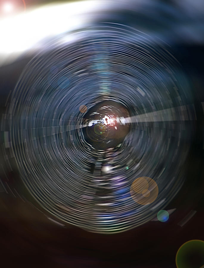 Spider Photograph - Spider Web Digital Art by Steve Ohlsen