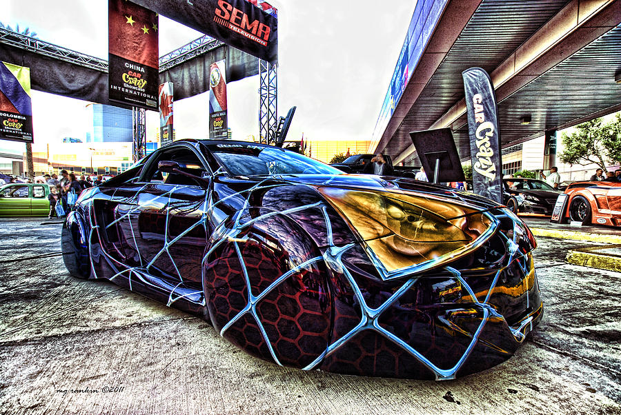 Spider-man Photograph - Spiderman Eclispe_hdr by Michael Rankin