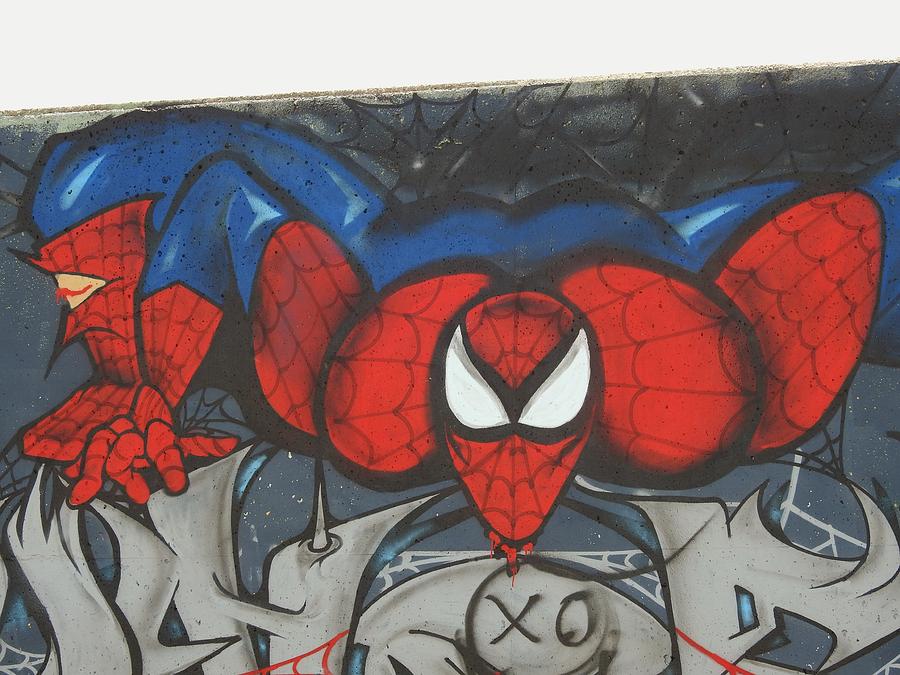 Spiderman Graffiti Photograph by Garry Toft - Fine Art America
