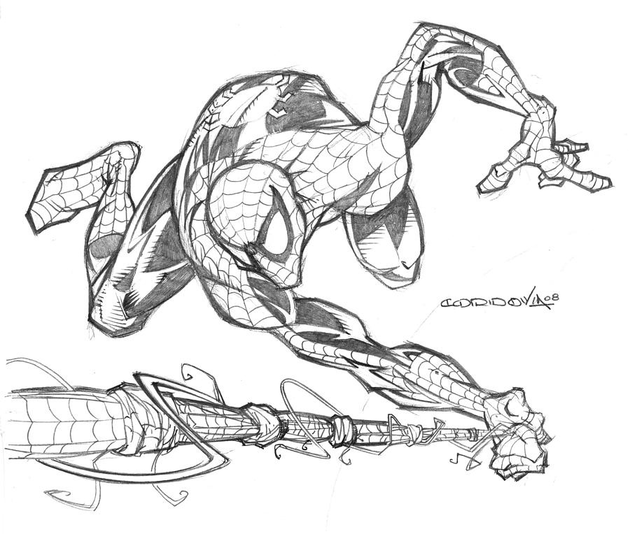 spiderman draw to detailed how Drawing Cordova by Isaac Spiderman