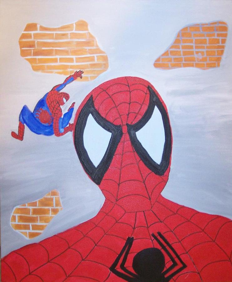 Spiderman Painting by Tracy Henry - Pixels