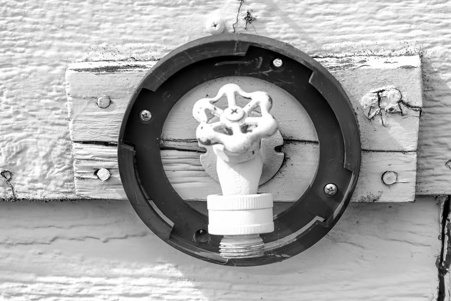 Spigot Black and White Photograph by Cathy Anderson