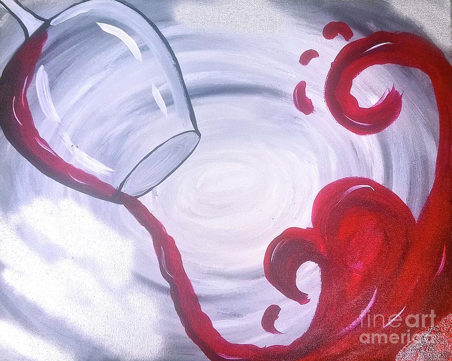Spill The Wine Painting