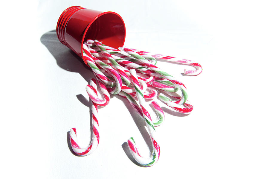Spilled Candy Canes Photograph by Helen Jackson