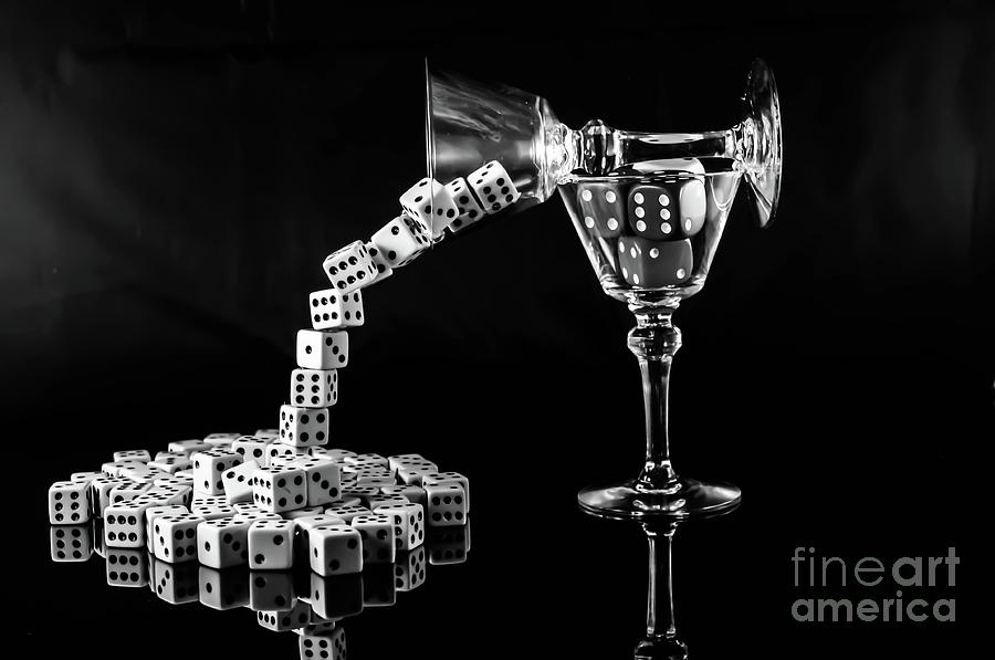 Spilled Drink Photograph by Gerald Kloss