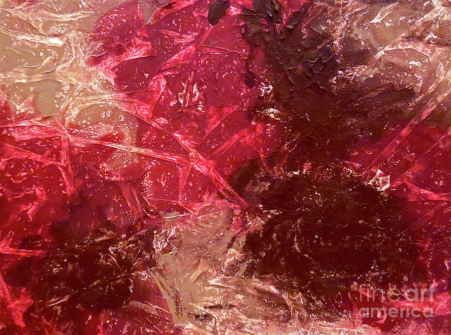 Abstract Painting - Spilled My Wine by Jilian Cramb - AMothersFineArt