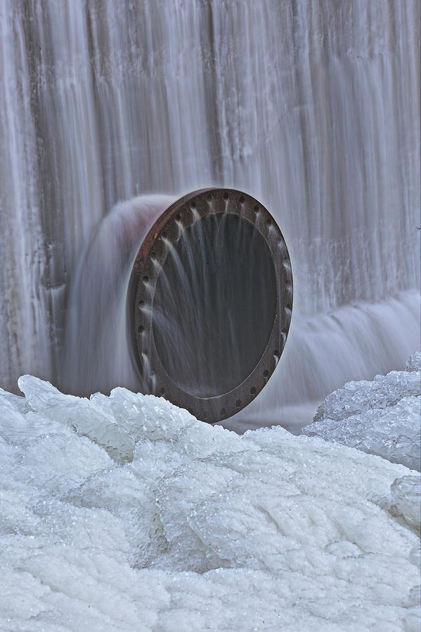 Spillway and Pipe Photograph by April McNiff