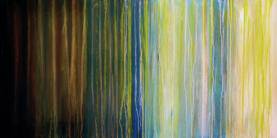 Sunset Painting - Spindrift II by Brenda Desjardins