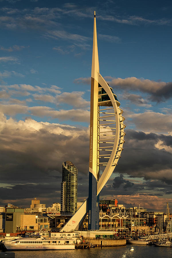Spinnaker Tower Photograph by Shirley Mitchell