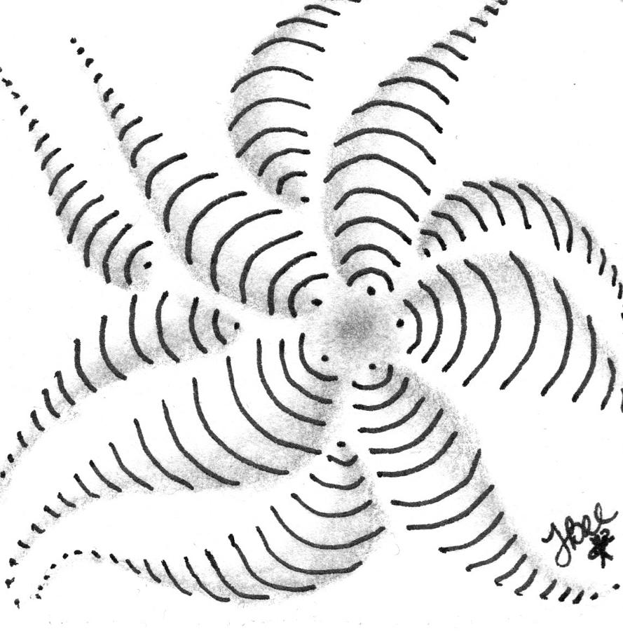 Spinner Drawing by Jan Steinle