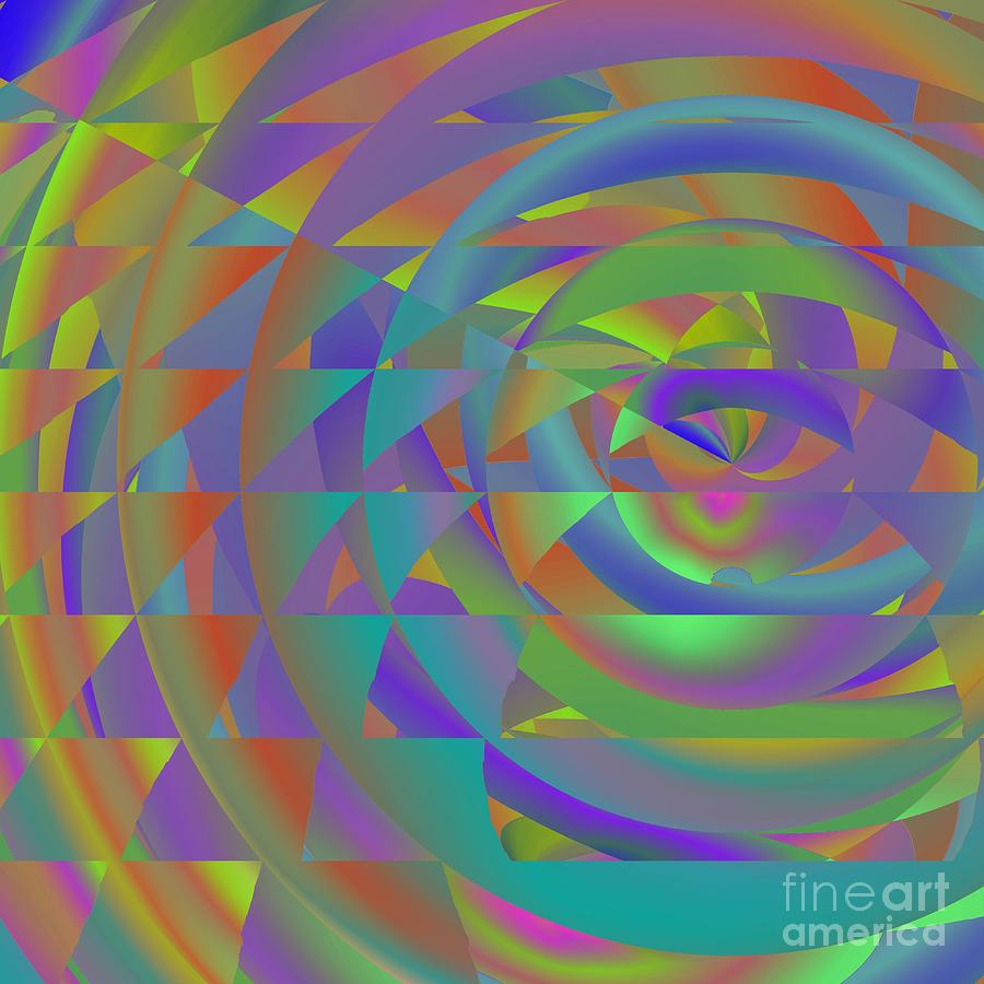 Spinning Abstractly 2 Digital Art by Mary Machare