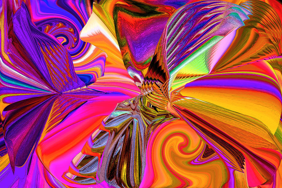 Spinning Colors Digital Art by Phillip Mossbarger