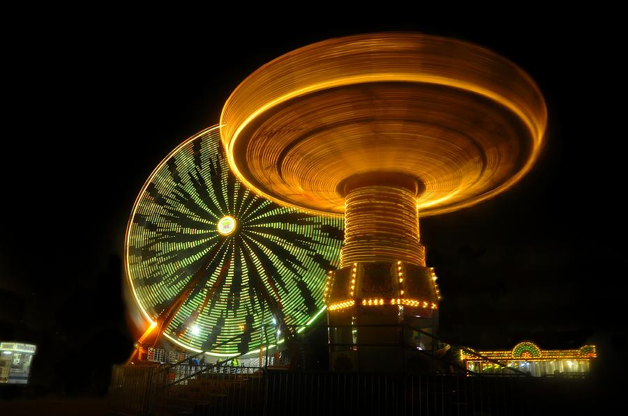 Spinning Fair Fun Photograph by David Lee Thompson