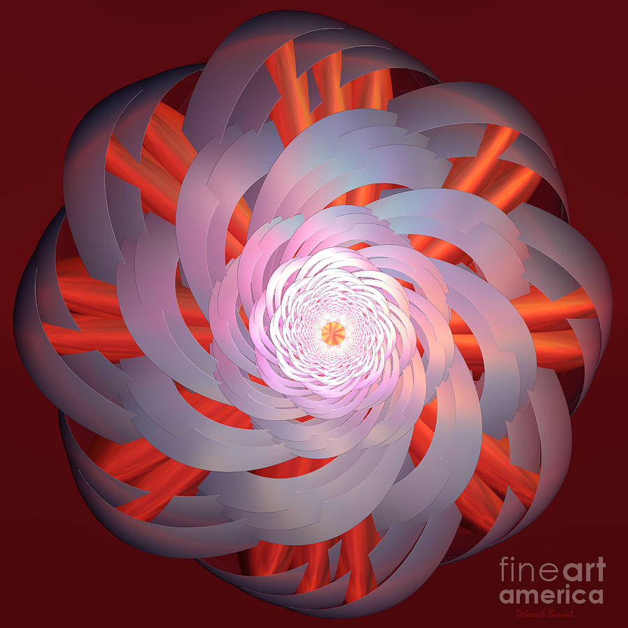 Spinning Pinwheel Digital Art by Deborah Benoit