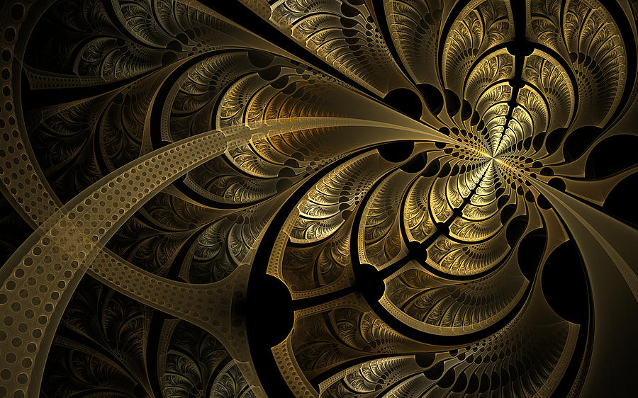 Spinning Splits Digital Art by Hal Tenny