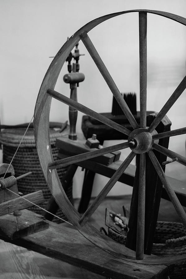 Spinning Wheel at Mount Vernon Photograph by Nicole Lloyd