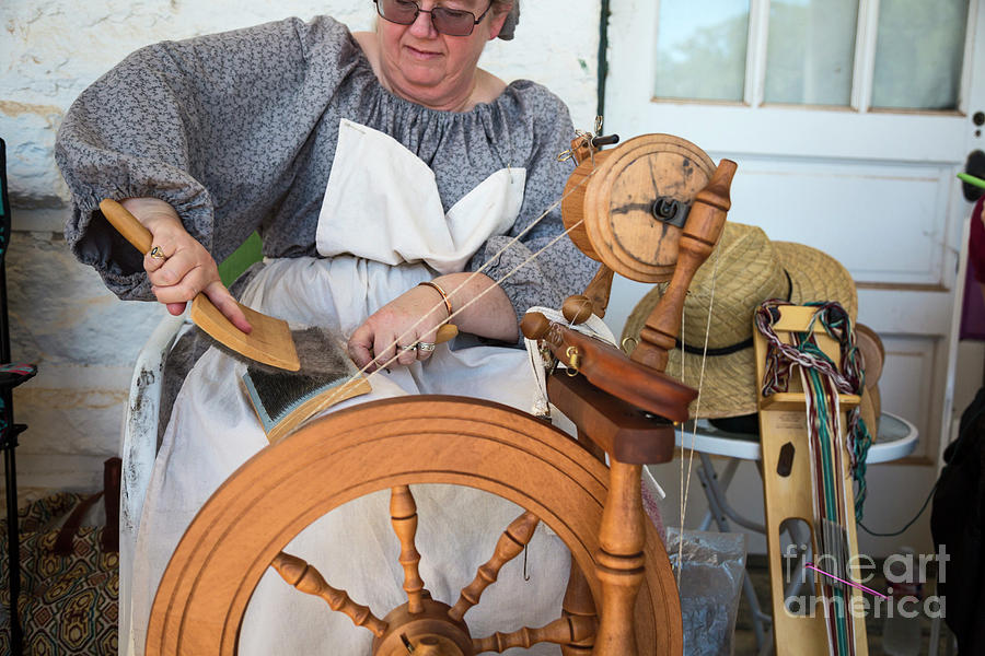 Spinning Wheel Photograph by Jim West