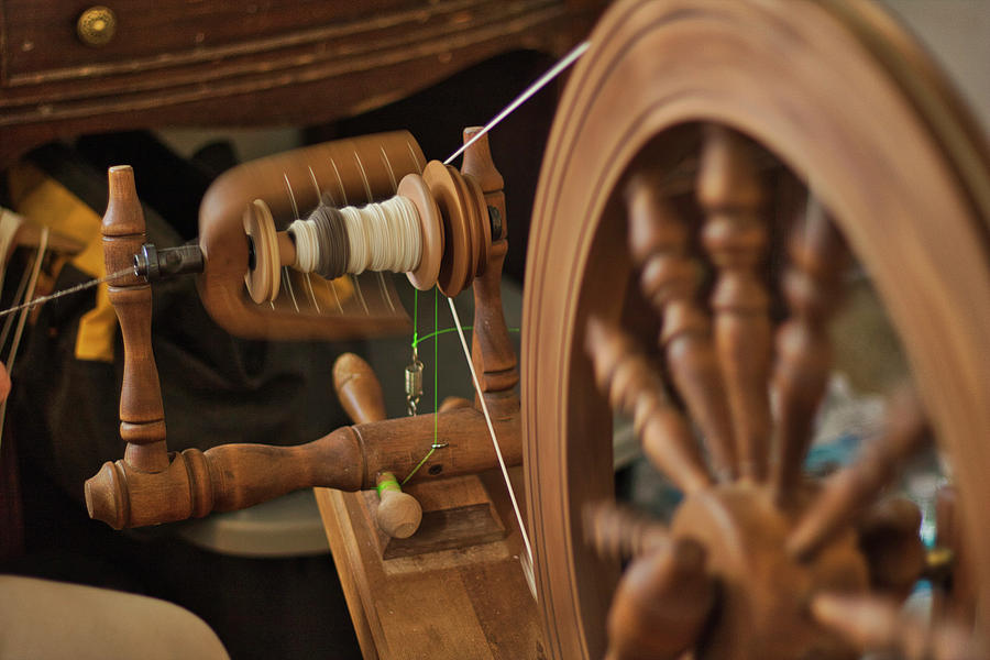 Spinning Wool Photograph by Scott Carlton