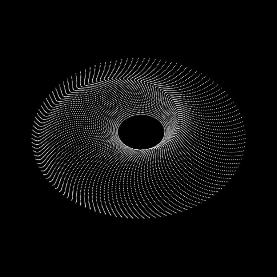 Spiral Bead Disc IIk Digital Art by Robert Krawczyk