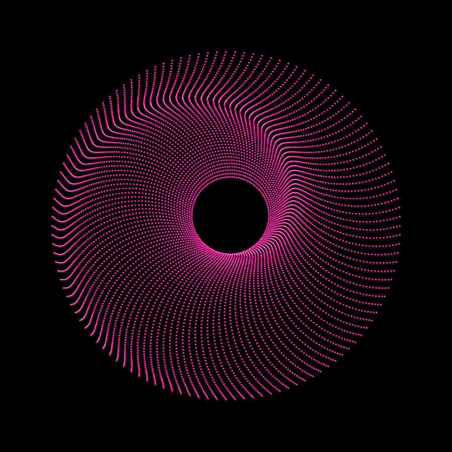 Spiral Bead Disc Irb Digital Art by Robert Krawczyk