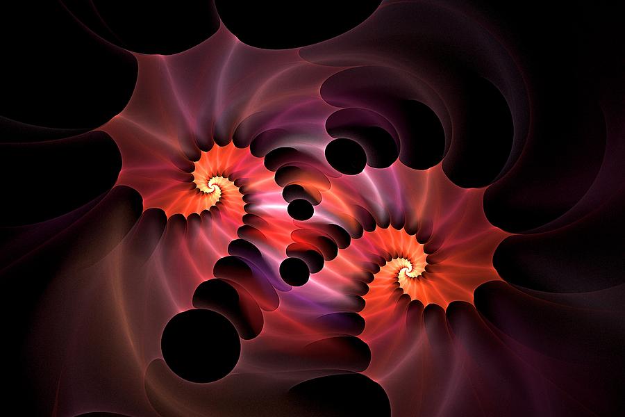 Spiral Caverns Digital Art by Doug Morgan