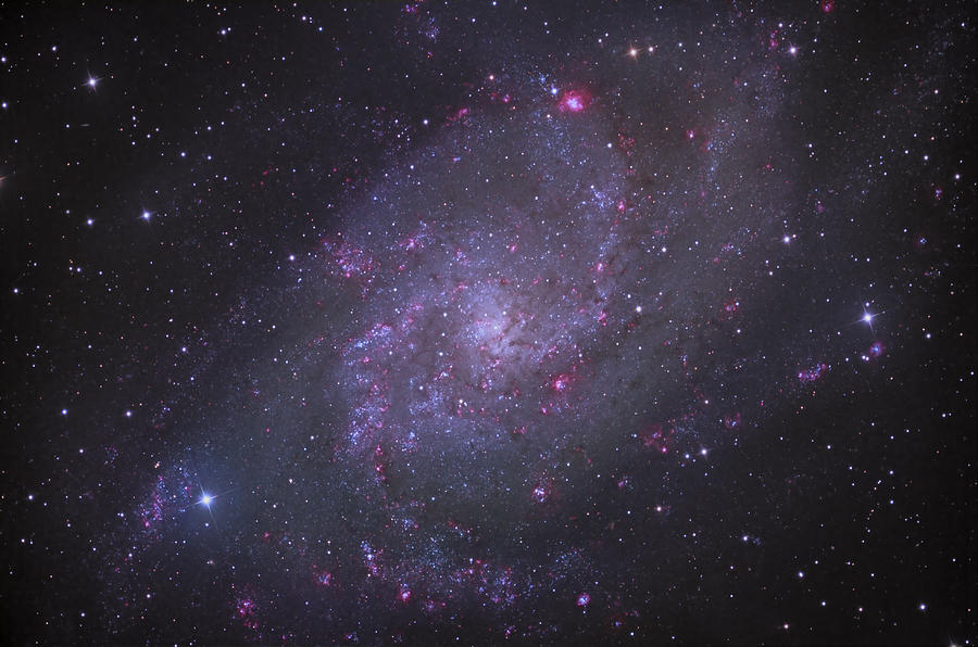 Astronomy Photograph - Spiral Galaxy M 33 by Brian Peterson Astronomy Photograph - Spiral Galaxy M 33 by Brian Peterson