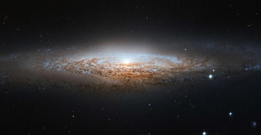Spiral Galaxy NGC 28415 Painting by Celestial Images