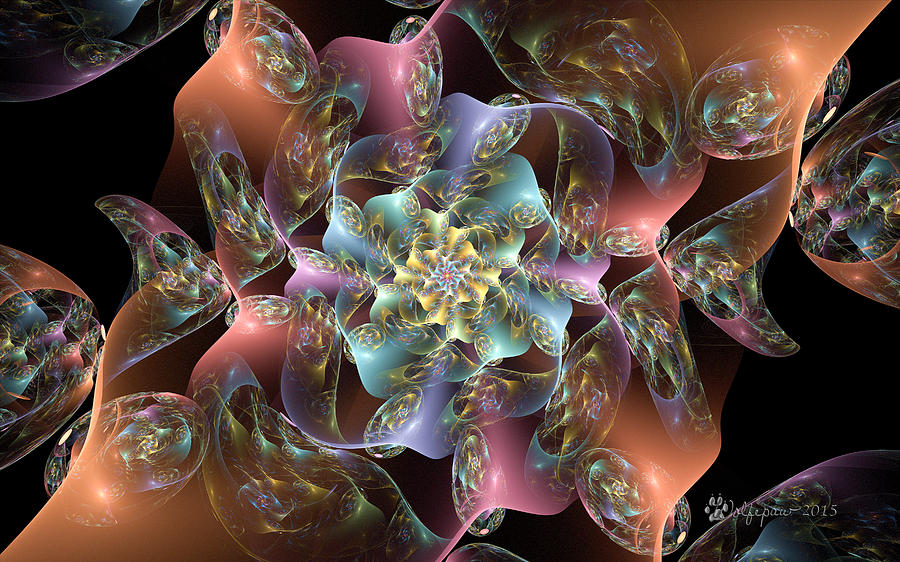 Spiral Parfait Digital Art by Peggi Wolfe