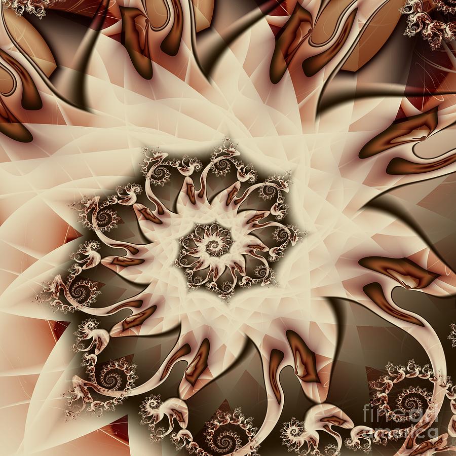 Spirals Digital Art - Spiral Smores by Michelle H