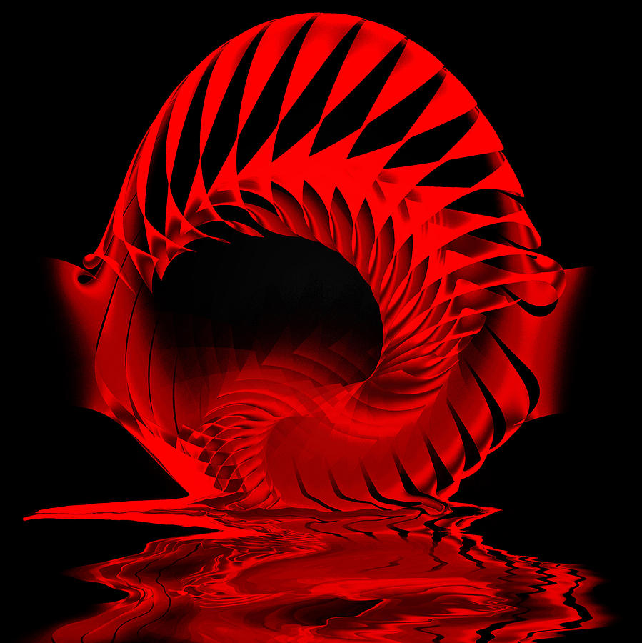 Spiral Spill Digital Art